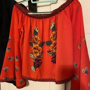 Off the shoulder top